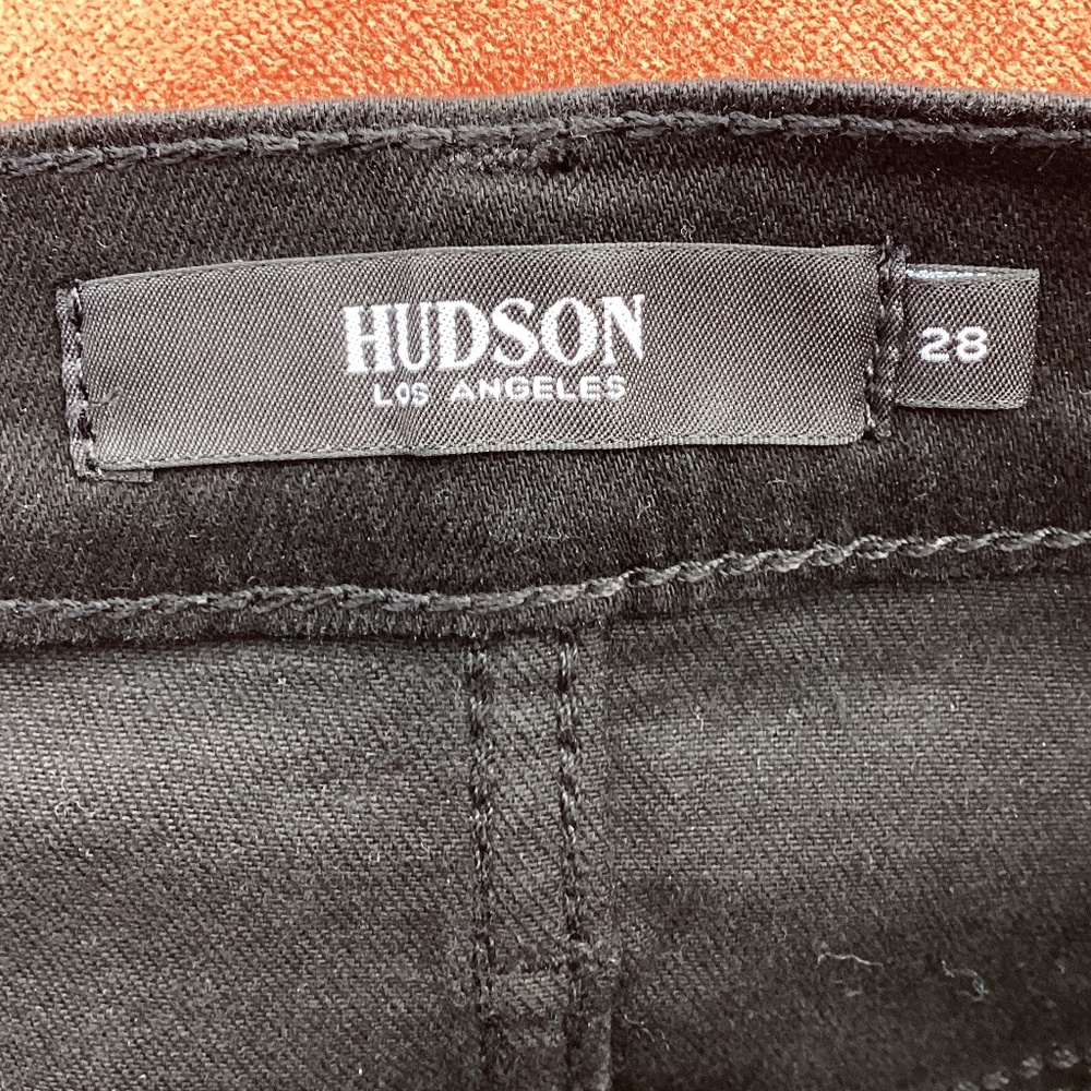 NEW Hudson Centerfold Extreme High Rise Coated Metallic Mini Skirt 28 - Picture 5 of 7